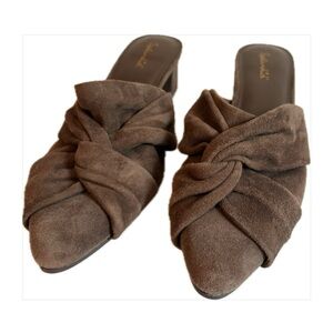 Splendid Suede Lanis Mules 9.5 Brown